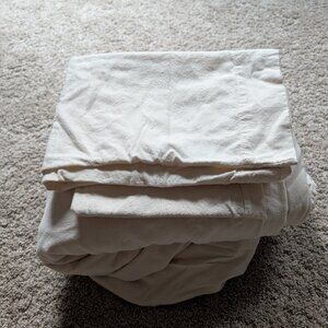 L.L. Bean Flannel Sheet Set - Queen, Natural
